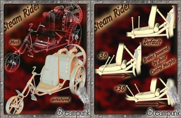 3D Models Steam Rider. (Фото 2)