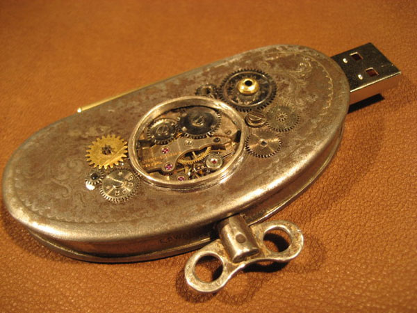 Steampunk Flash Drives