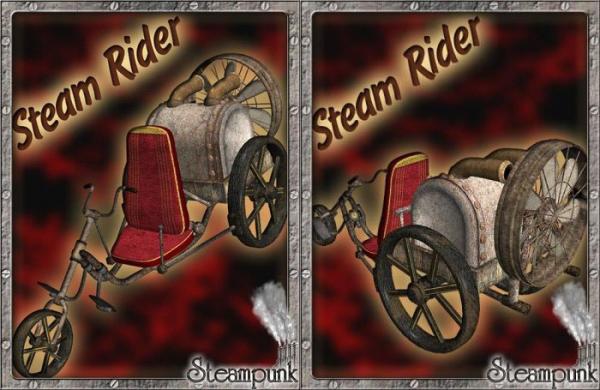 3D Models Steam Rider.