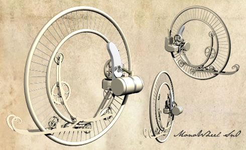 Steampunk Monowheel (Фото 2)