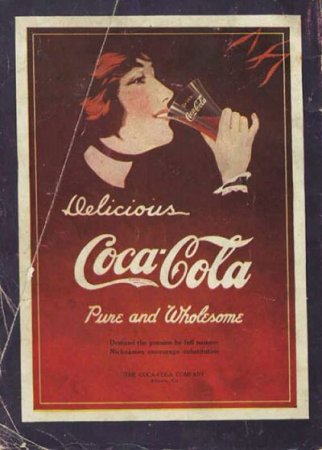 Coca-Cola в модных журналах и постеры (Фото 17)