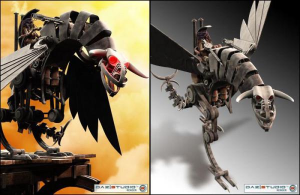 3D Models Steam Dragon.