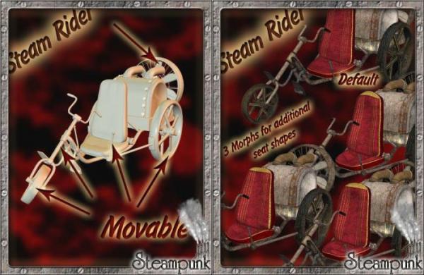 3D Models Steam Rider. (Фото 3)